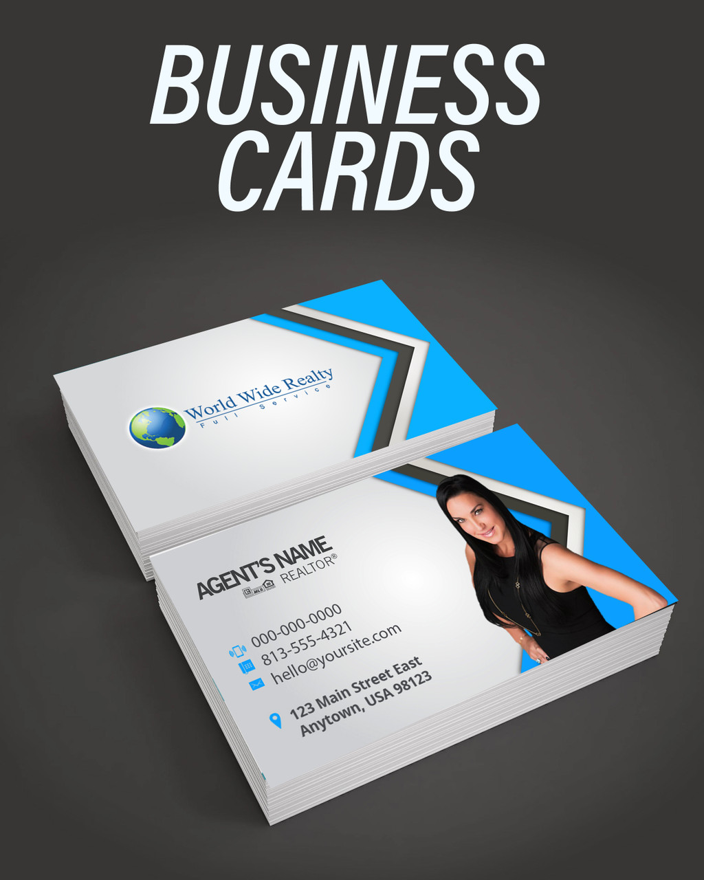 World Wide Realty Business Cards 